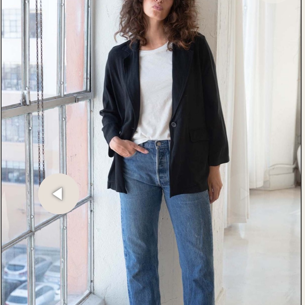 Rachel Pally Linen Brea Blazer S